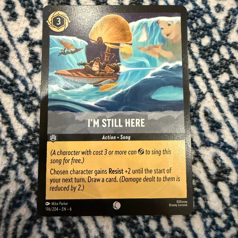 Disney I'm Still Here Action Card